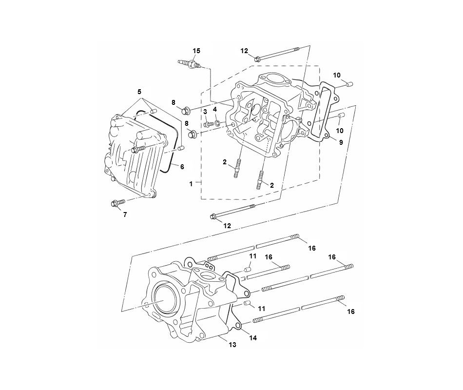 Cylindre Yamaha Aerox 4 temps 2014