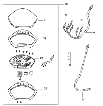 Cockpit-Teller Sons VPA 125cc noir
