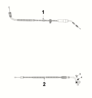 Controls and cables Peugeot Tweet 125 Z PRO 2021-2022