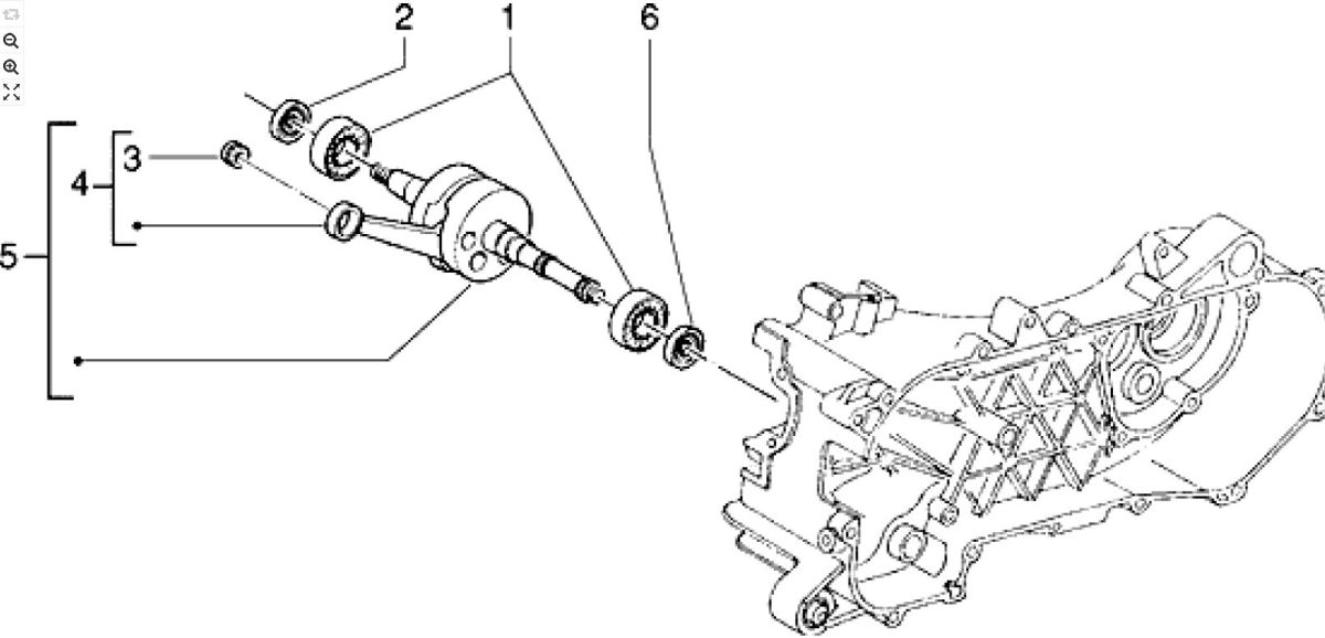 Vilebrequin Piaggio Zip RST