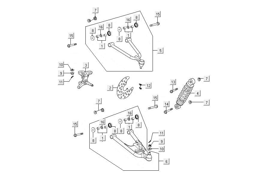 Coussin de bras droit Kymco MXU 300