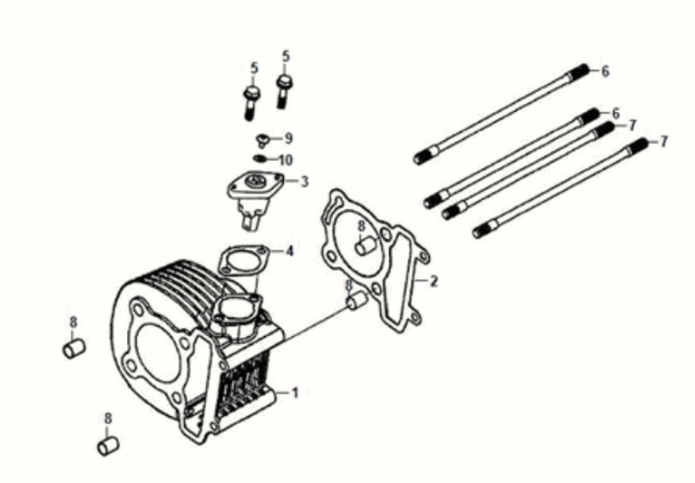Cylinder Sym Jet 14 125I AC E5 2021-2024