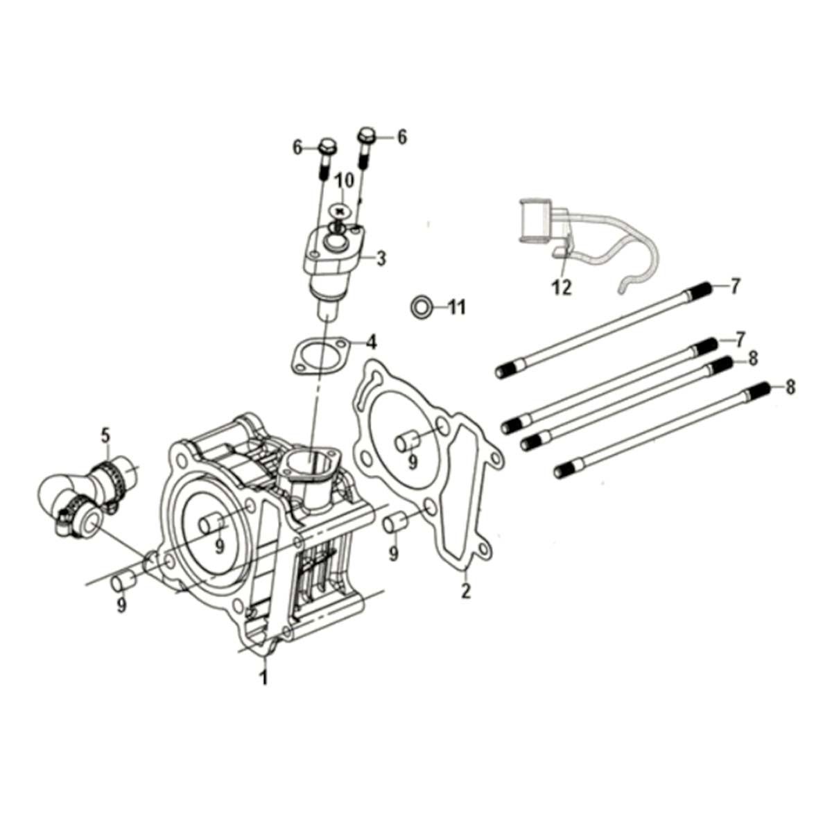 Cylinder Sym Symphony ST 125i LC E5