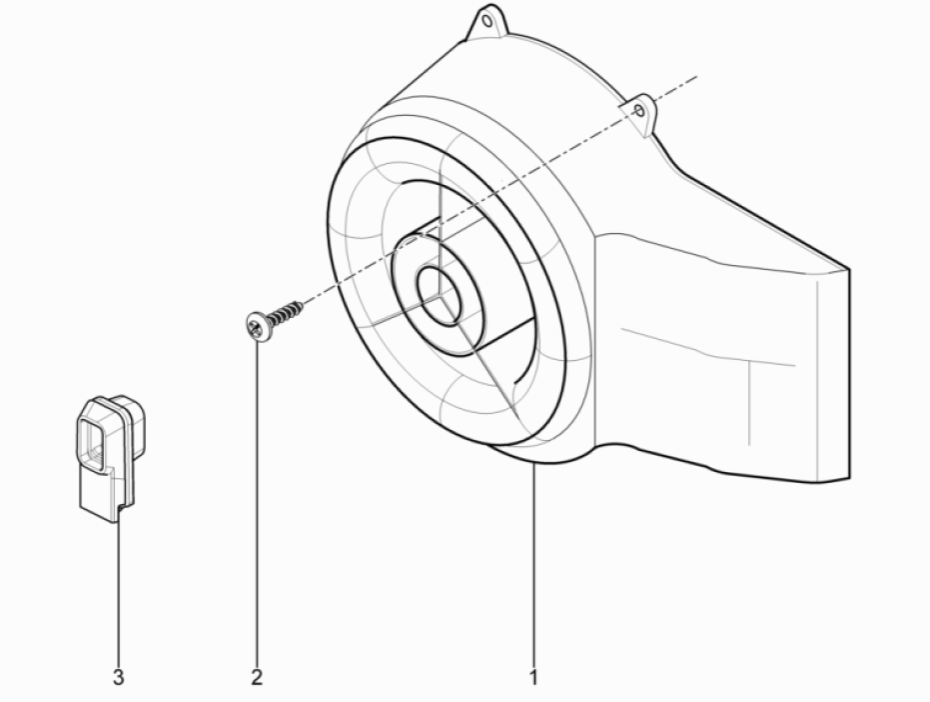 Couvre volant Piaggio Typhoon 50 2 temps Euro 3 2011