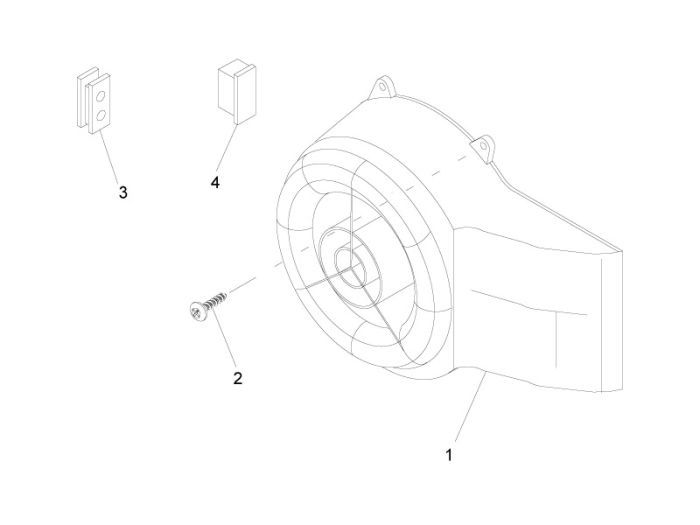 Cache volute Vespa Lx 2 temps