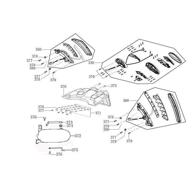 Pièces diverses arrière BTC Ceo black