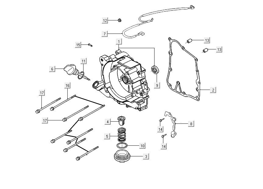 Cache carter droit Kymco People S150i E4
