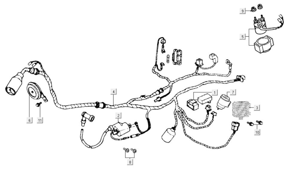 Pièces électriques Kymco K-Pipe 125 4T AC