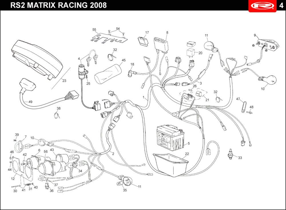 Pièces électriques Rieju Rs2 bleu 2006 2 temps