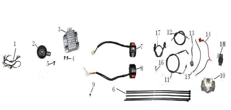 Pièces électriques Turbo Cx-50 4 temps