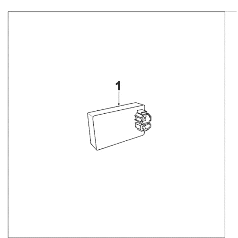 Pièce électronique Peugeot Tweet vieux noir mat