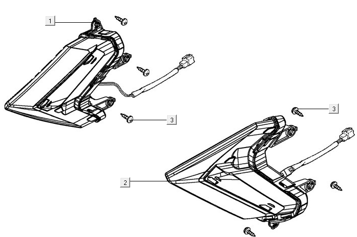 Clignotants avant Kymco New Downtown 125I ABS
