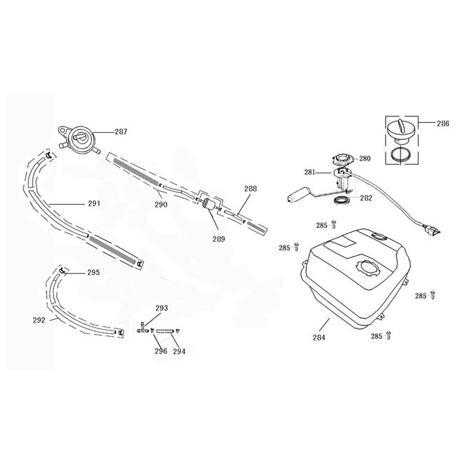 Réservoir d'essence BTC F22