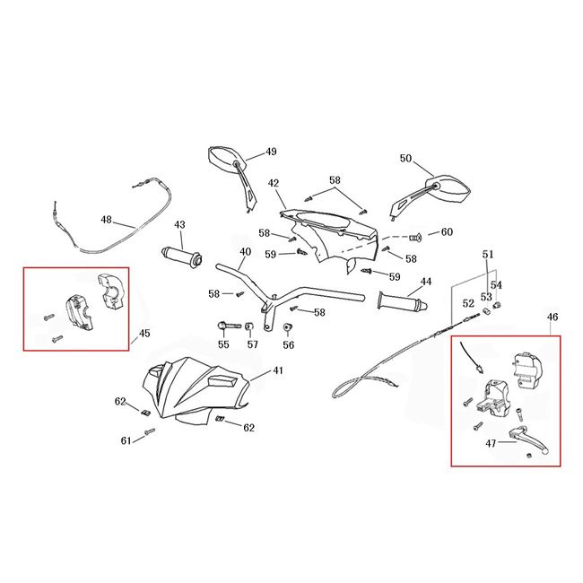 Pièces de direction BTC F22