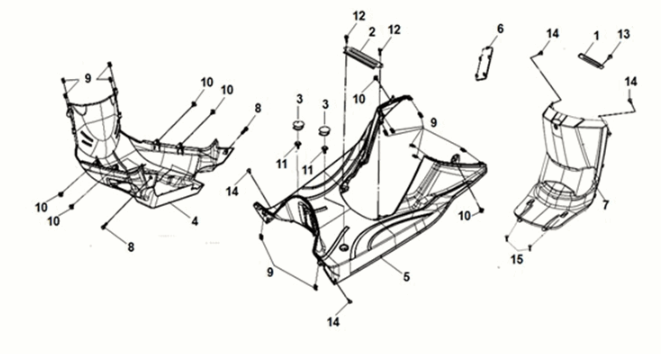 Panneau de sol Sym E-MIO
