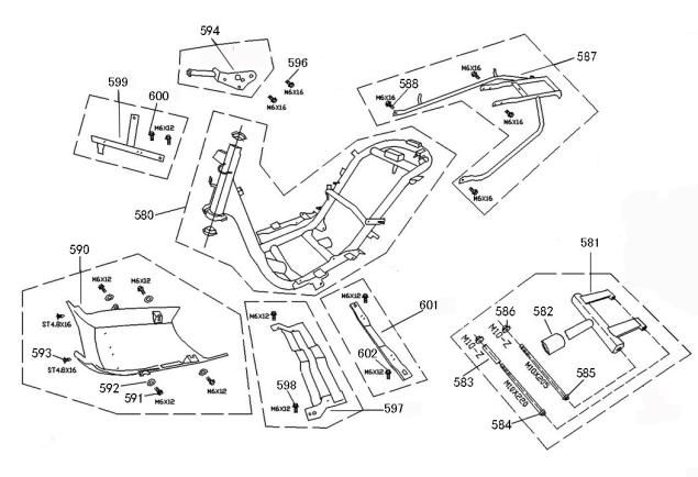 Cadre China Retro Extra blanc mat