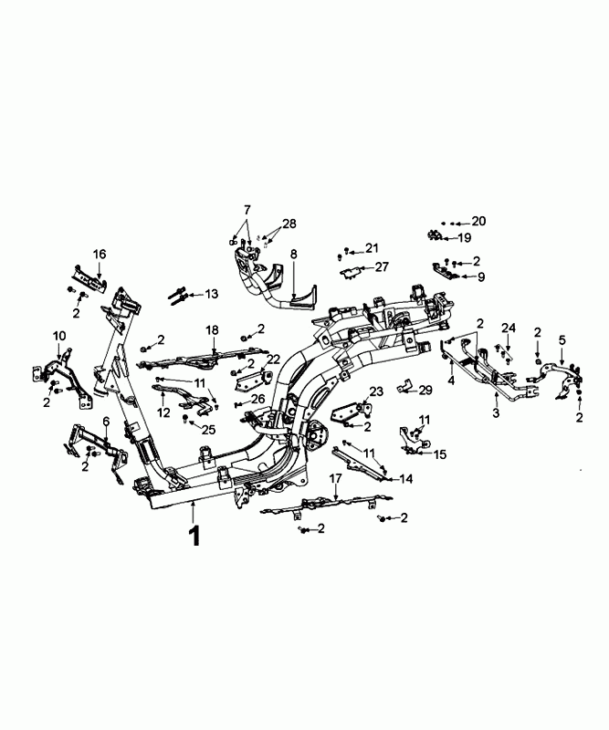 Cadre Peugeot Django Euro 4
