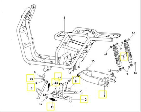 Châssis Goccia GEV2000-Frame Goccia GEV2000