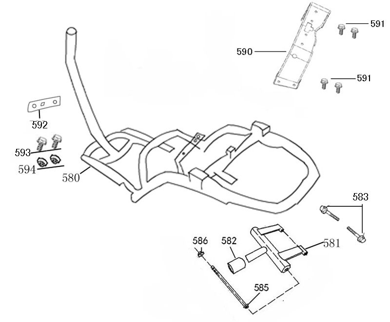 Cadre Sons Grace titane