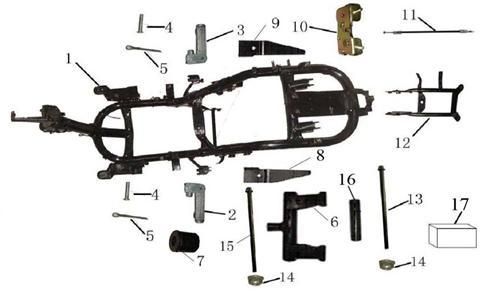 Eléments de cadre AGM LX blanc