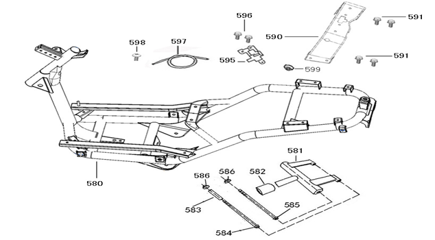 Eléments de cadre Neco Lola blanc