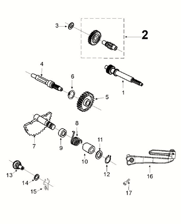 Kickstarter - Peugeot Kisbee 4 temps Euro 5 vitesses