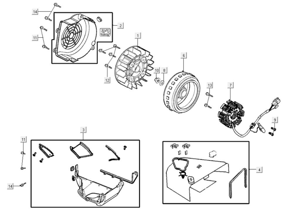 Groupe électrogène Kymco Like 200i Noir