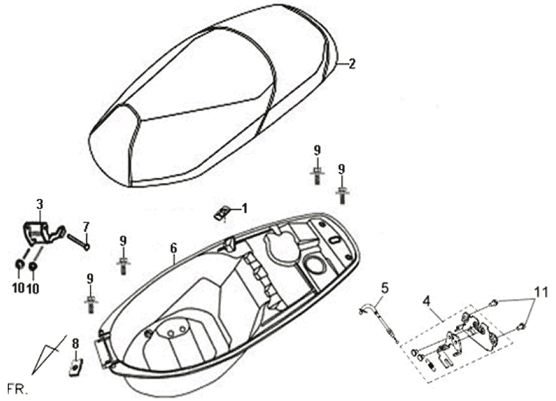 Étui noir pour Sym Symphony SR (BK5560)