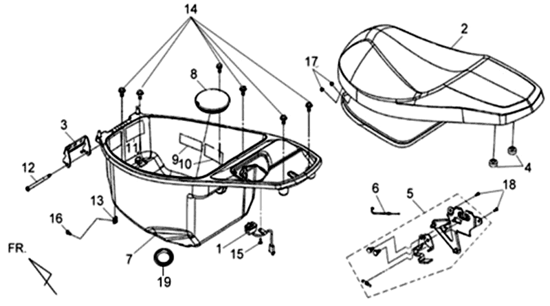 Casque Sym Jet 4 Platform (R086) rouge