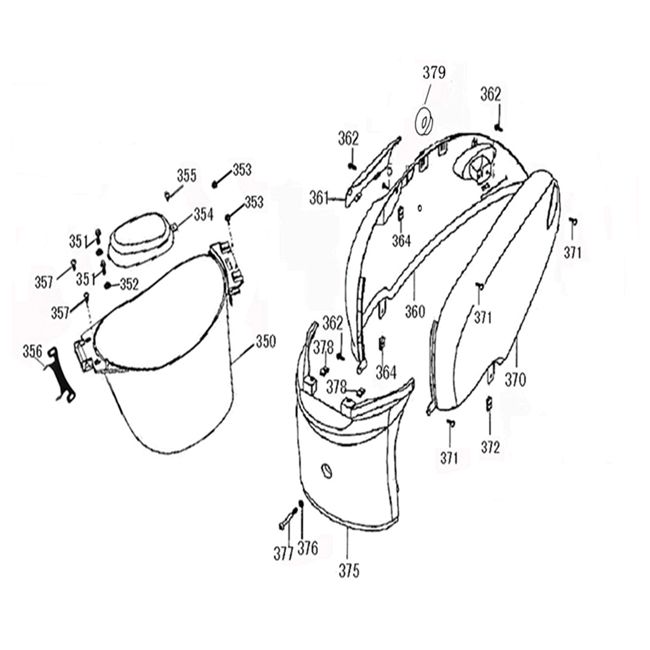 Helmback - Casquettes China Flash /Pico titanium