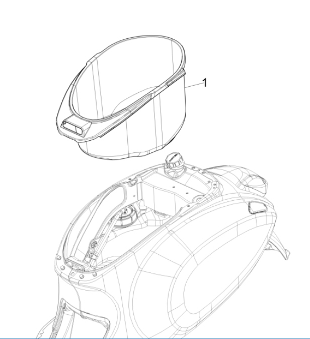 Coffret de casque Vespa Sprint 4 temps et 3 soupapes (injection euro5 IGET)