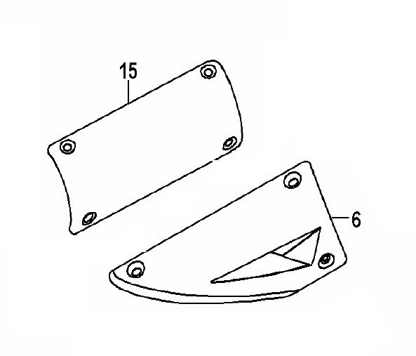 Pare-chaleur Generic Xor silver 2006 2 temps