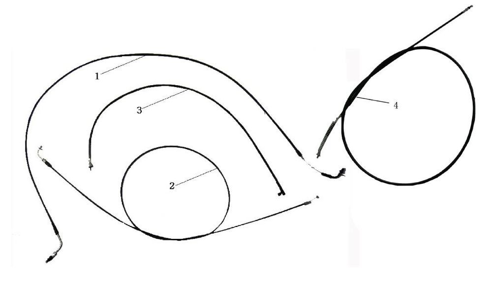 Câbles China Touring rouge