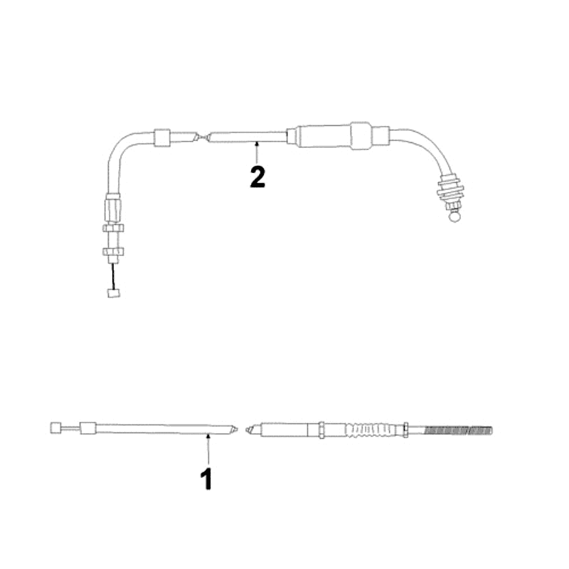 Câbles Peugeot Ludix 14 noirs