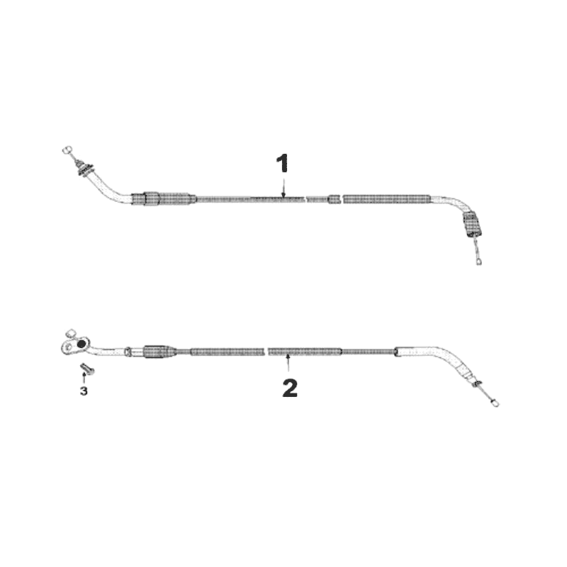 Câbles Peugeot Speedfight 3 LC noirs