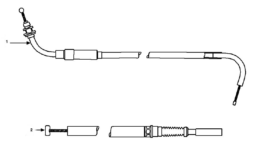 Câbles Peugeot Vivacity 2 E2 2 temps