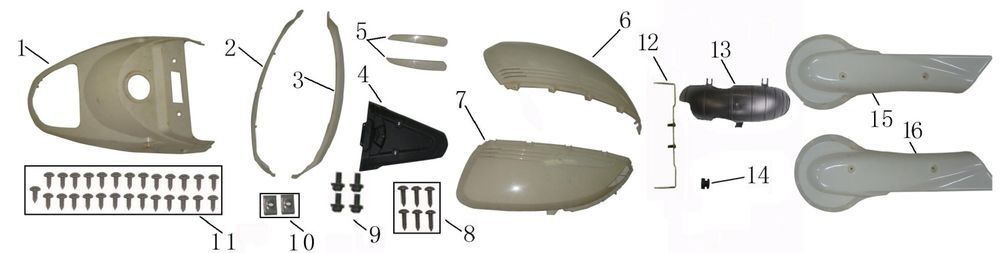 Capots arrière AGM E Nano