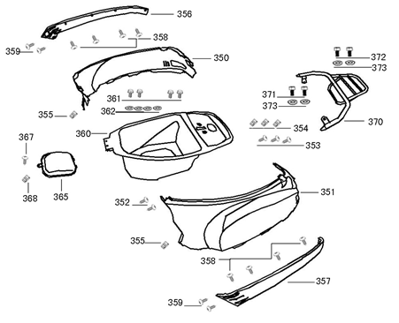 Carénage arrière Lintex HT50QT-12