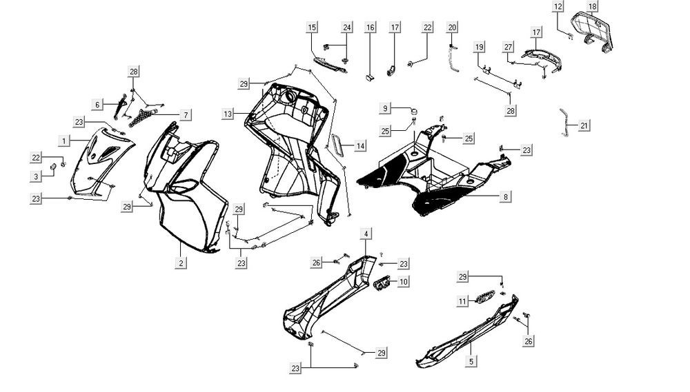 cagoules AGILITY CITY 16 4T 125