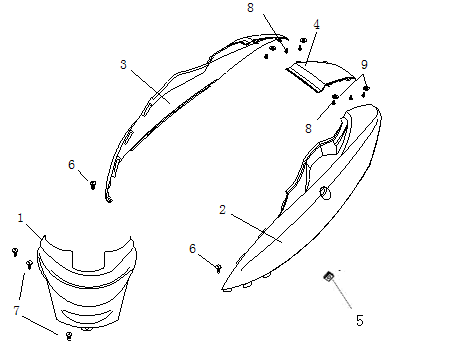 Capots AGM Ape50 blanc