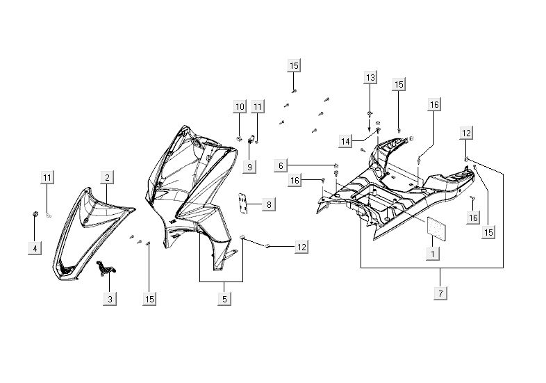 cagoules Kymco Agility RS 4 temps noir 11
