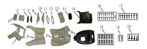 Capuchon central AGM Nano silver