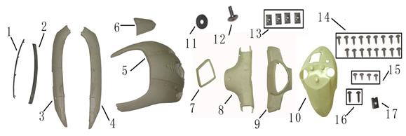 Pièces de capuchon pour China Nano gold