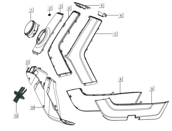 Capots avant pour NIU N1S