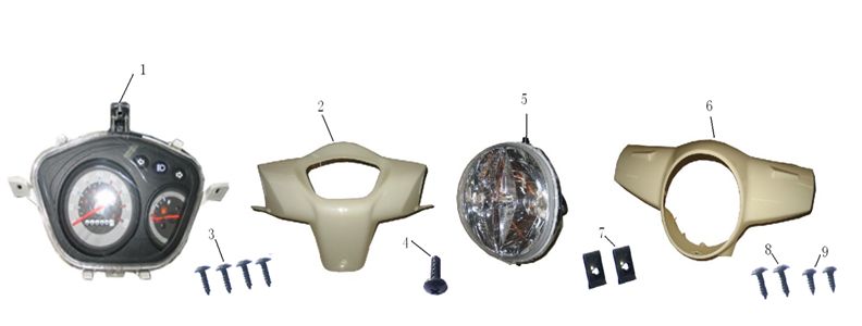 Compteur- Phare Lintex HT50QT-39 4 temps