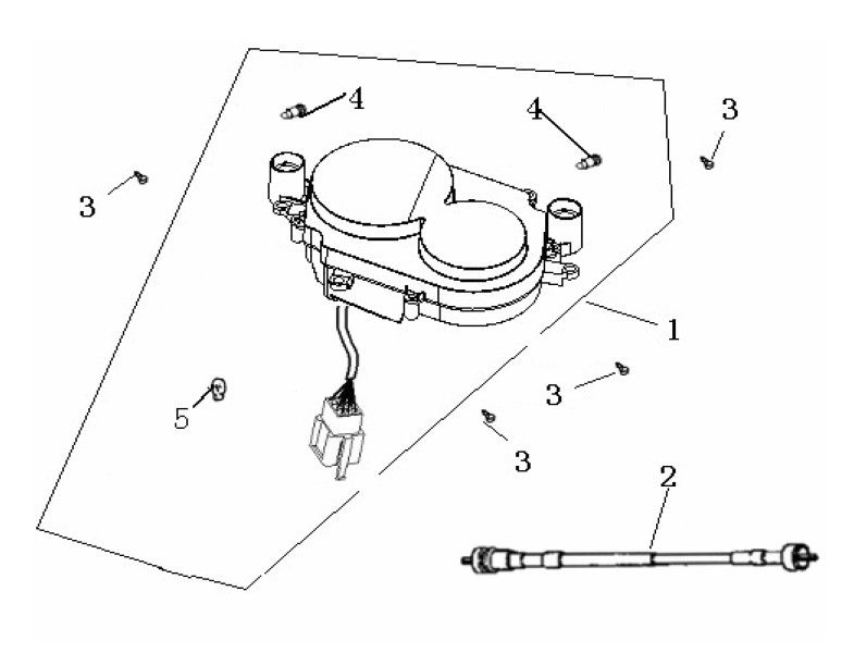 Compteur Generic Ideo blue 2010 2 temps