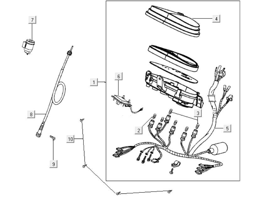 Compteur Kymco Like 125cc