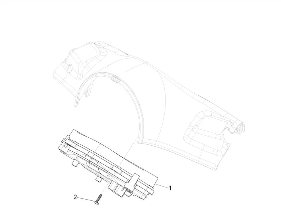 Compteur de vitesse Vespa Primavera 4 temps 3V (injection euro5 IGET)