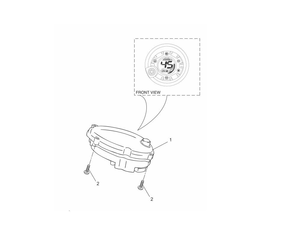 Compteur Yamaha Aerox 2 temps 2013