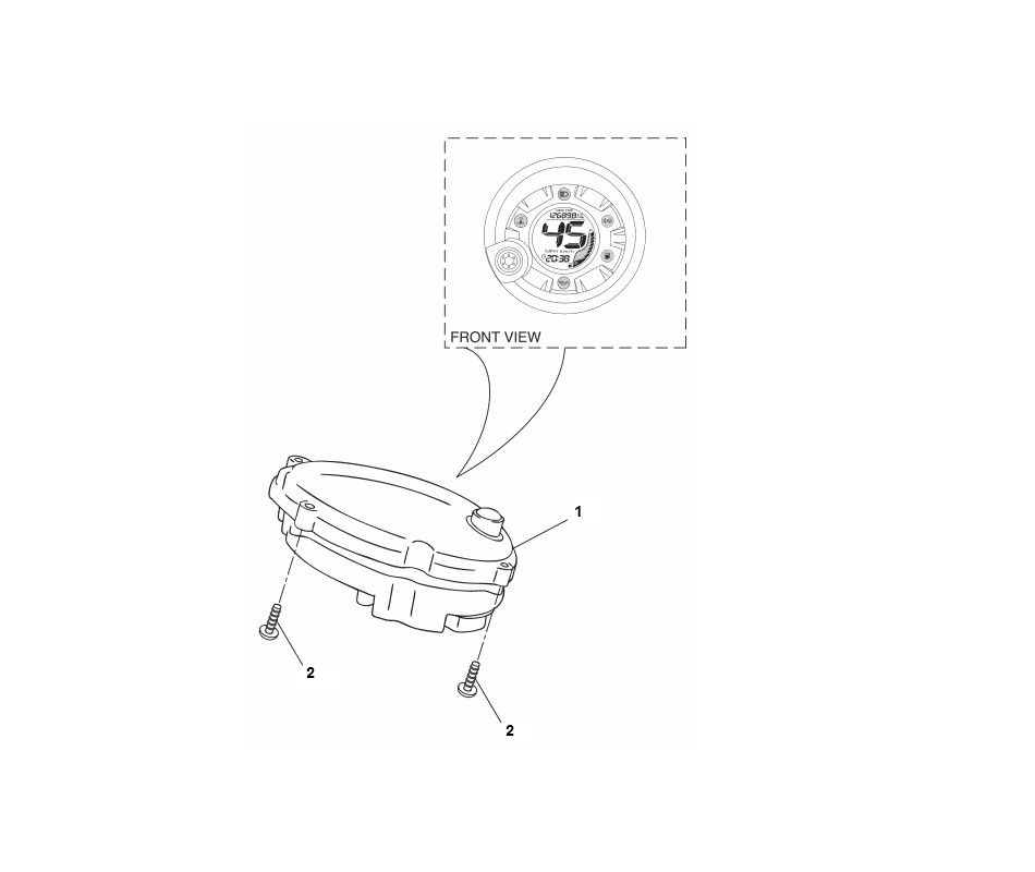 Compteur Yamaha Aerox 4 temps 2014